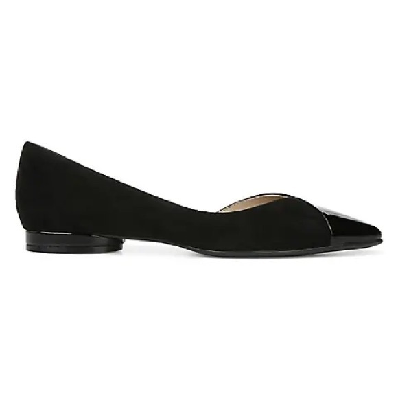 Naturalizer Leather Pointed Toe Flats - Picture 2 of 2